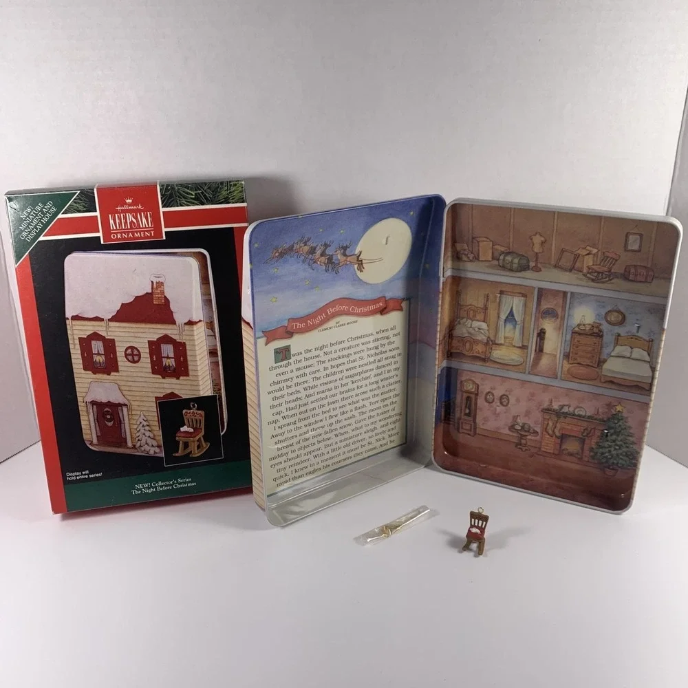 Hallmark 1992 Keepsake Ornament Collector's Series The Night Before‎ Christmas